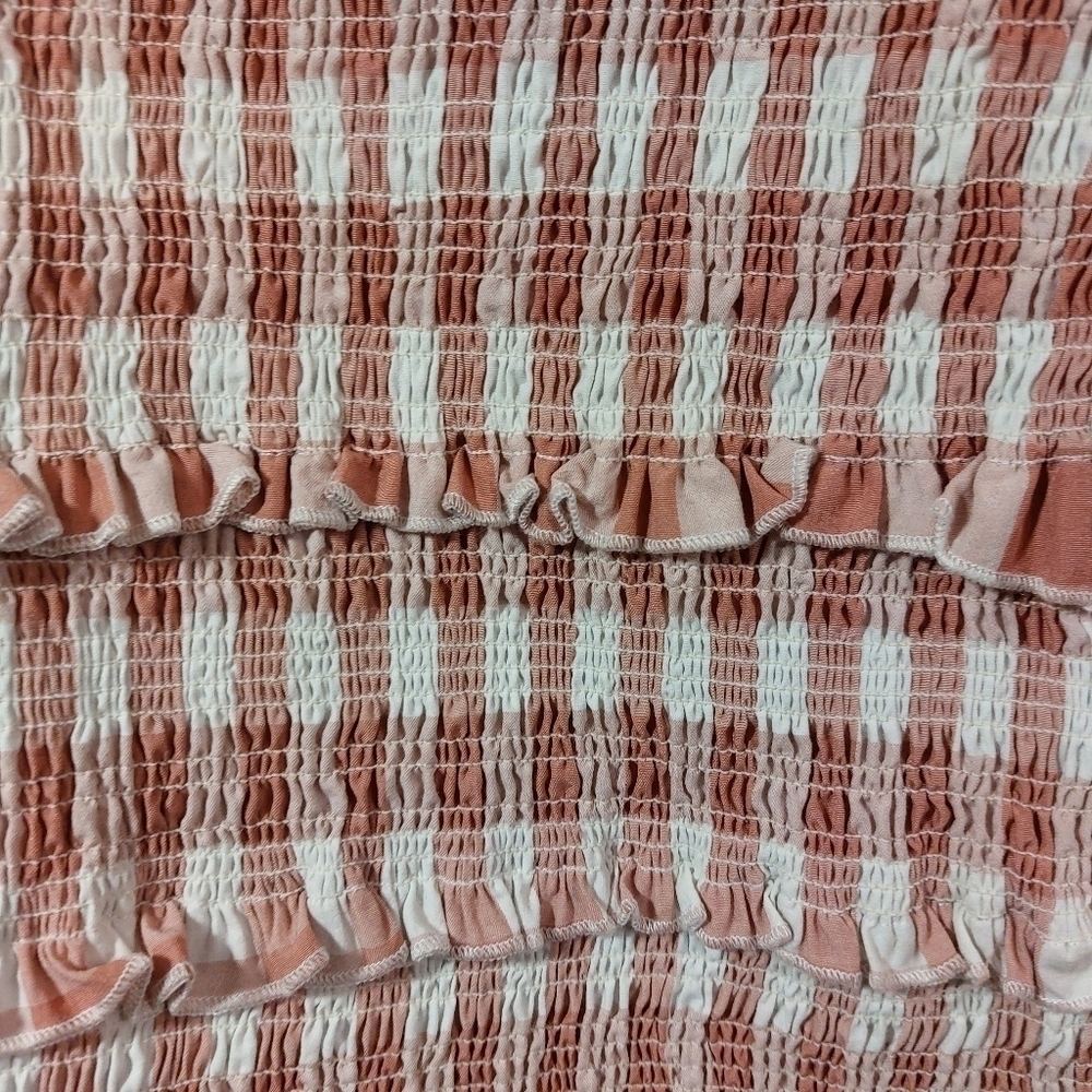 MABLE Ladies Tiered Shoulder Tie Sundress- S - Picture 4 of 7
